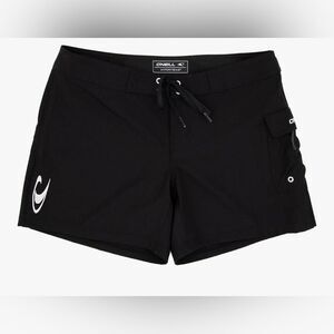 O'NEILL Womens Boardshorts Black South Pacific 5 size 15